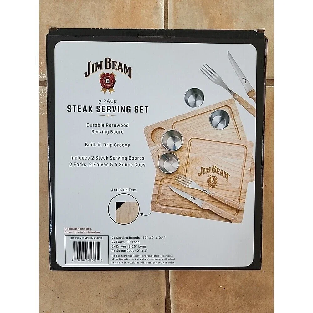 Jim Beam, 2 Pack Serving Set, New